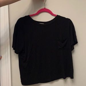 black tee
